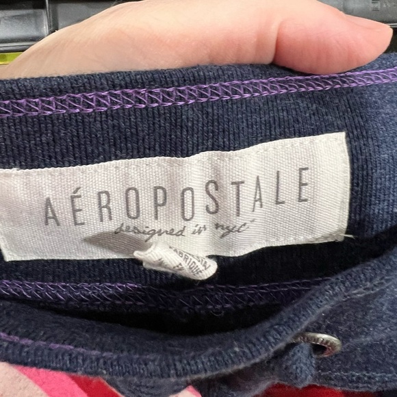 NEW NWT heather navy blue Aeropostale jogger sweats Sz XL large - Picture 4 of 8
